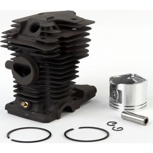 1 Set 46mm Chain Saw Cylinder Logging Saw Cylinder Piston Assembly Kits Accessories, Home Garden Gasoline Saw Chain Cylinder