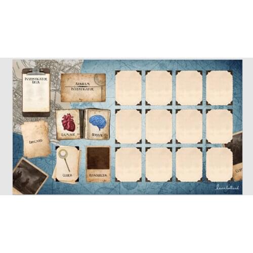 Black and White Field) Many Choice Board Game Custom Playmat,Board Games Play Mat,Custom Big Mousepad with Free Bag