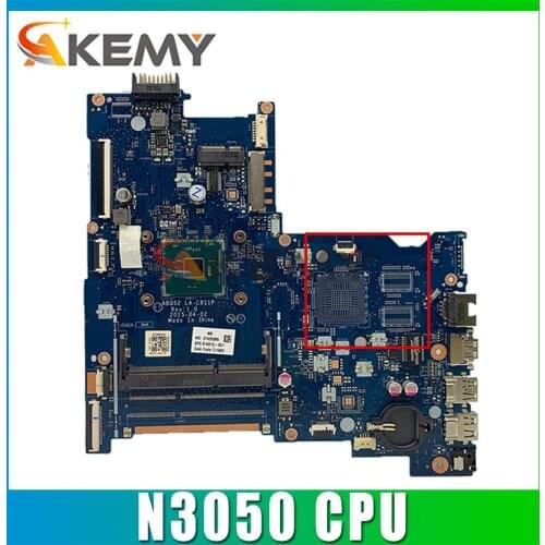 For Hp 15-AC Series Laptop Motherboard 815248-601 815248-501 ABQ52 LA-C811P With SR29H N3050 CPU MB 100% Tested Fast Ship