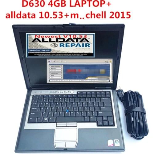 2021 Hot All Data 10.53 Auto Repair Software Alldata M..Chell 2015 Software Atsg 3in1 1TB HDD Installed in Laptop D630 4g RAM