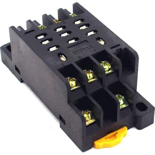 HH63P LY3 relay socket PTF11A (10pc/lot) JQX-13F LY3NJ 11PIN electromagnetic mini rele base holder