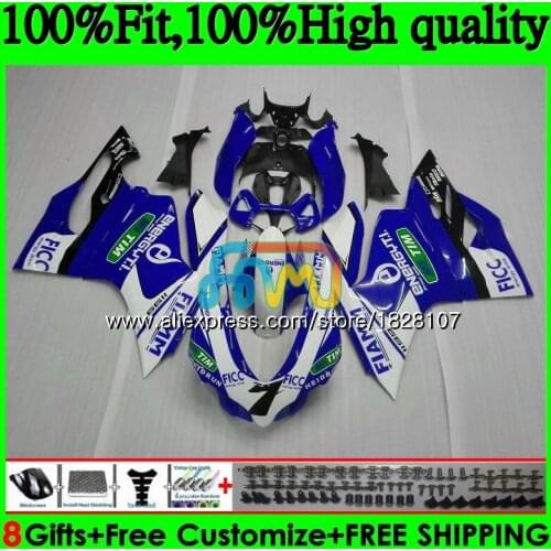 Injection For DUCATI 899 1199 S R Panigale 12 13 14 15 16 77BS.37 1199R 899S 1199S 2012 2013 2014 2015 2016 Blue white Fairing