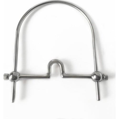 Stainless Steel Ring Gag Sex Restraints Open Mouth Gag Tongue Flail Sex Slave Bdsm Bondage Adult Games Sex Tools For Sale