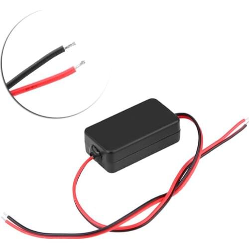 12V DC Power Capacitor Anti Interference Auto Parking Relay Rectifier Connector Remove Waves Car Camera Filter Rear View Backup