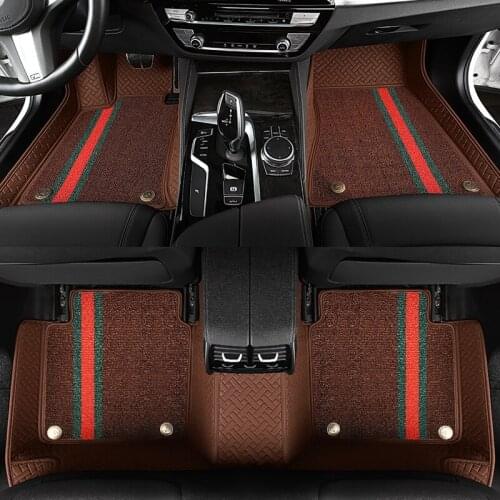 Custom car floor mat For Changan all models CS55 CS75 CS35 CX20 CX30 CS15 CS95 auto Double foot mats