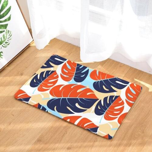 The Maple Leaf Floor Mats Living Rooms Anti-slip Carpet for Bedroom Kitchen Bathroom Rug Welcome Mats for Front Door