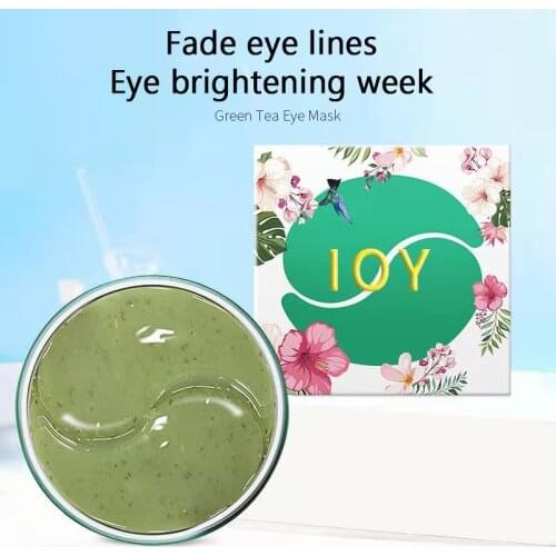 Eye Masks Green Tea Seaweed Roselle Diminish Fine Wrinkle Dark Circle Removal Eye Bags Removal Remove Eye Patches Eye Care TSLM1