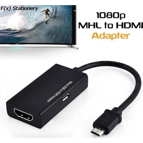 Micro USB 2.0 MHL To HDMI-compatible Cable HD 1080P For Android For Samsung/HTC/LG Android Converter Mini Mirco USB Adapter