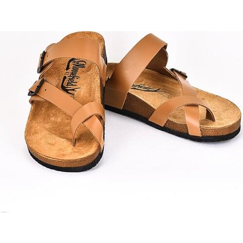 Moosefield Genuine leather 2021 new fashion summer Men flip-flops non-slip orthopedic eva sole 40-45 size slippers