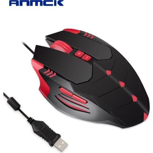 Wired Gaming Mouse USB Computer Mause Gaming RGB Mause Gamer Ergonomic Mouse 7 Button 4800DPI LED Sounds Game Mice For PC Laptop
