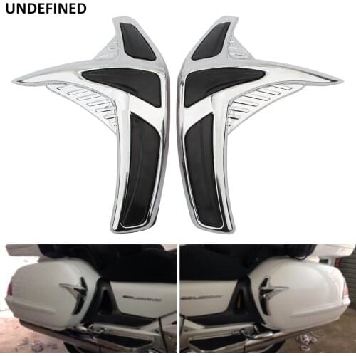 Motorcycle Saddlebag Trim Cover Fairing Front Scuff Protector Decorative Accessories For Honda Gold Wing GL1800 ABS 2001-2011