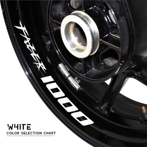 Motorcycle wheel stickers decorative decals reflective waterproof trend frame decals for YAMAHA FAZER1000 fazer 1000