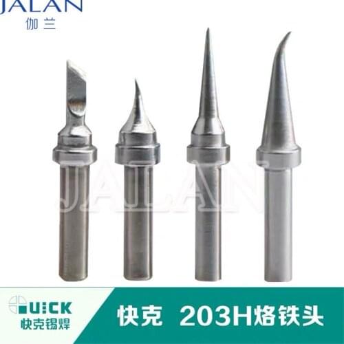 Sunshine quick 203H soldering station tips for 203H solder station universal Pure Copper welding iron head Lead-free Solder Tips