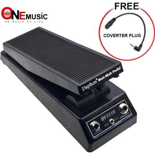NEW Daphon DF2210 Guitar Wah Wah Pedal For Electric Guitar Players DJ Free Pedal Power Converter Plug(5.5 to 3.5)