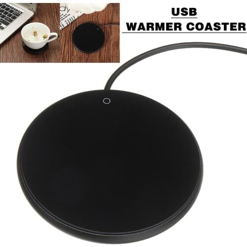 New Milk Coffee Tea Cup Warmer USB Heating Coaster Heat Warmer Electric Drink Heater Mat Pad Home Office Drinkware Best Gift