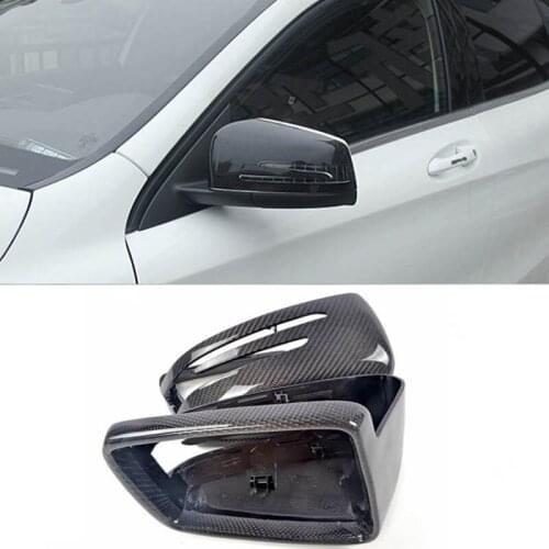 New Carbon Fiber Car Side Door View Mirrors Replacment Cover For Mercedes Benz S-Class W221
