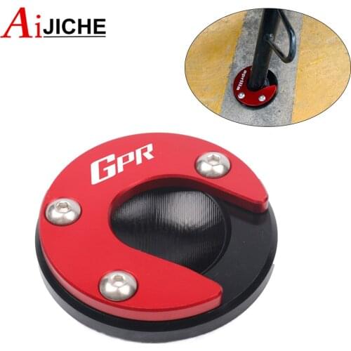 For Aprilia GPR125 GPR150 GPR 125 150 CR150 APR150 Motorcycle CNC Kickstand Foot Side Stand Extension Pad Support Plate Enlarge