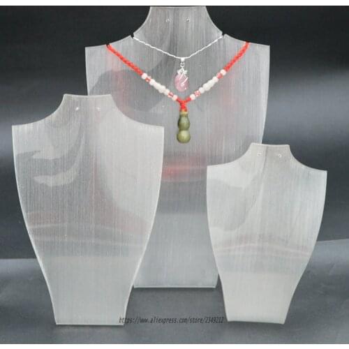 Necklace display stand jewellery organizer jewelry props support for acrylic riser mannequin case Necklaces & earrings holder