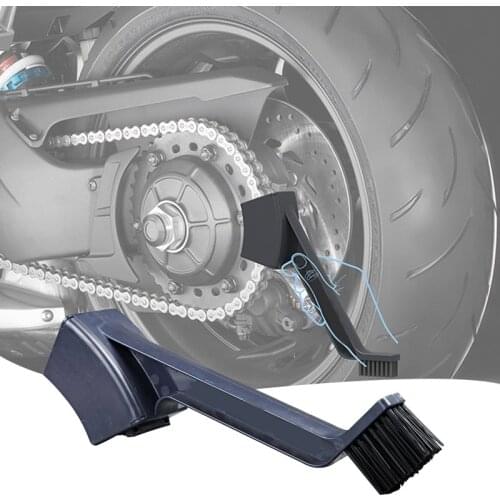 Motorcycle Bike Chain Cleaner Cleaning Brush Cycle Brake Dirt Bike Remover Tool Concave Chain Brush Motor Bike Cleaning Tools