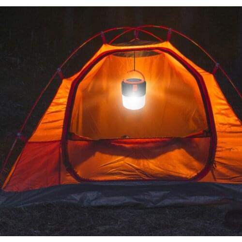 Solar LED Camping Light USB Rechargeable Bulb For Outdoor Tent Lamp Portable Lanterns Emergency Lights For BBQ Hiking Drop Ship