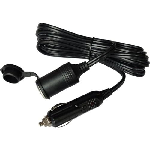 JKM 3M Car Cigarette Lighter Extension Cord High Temperature Resistant 12V For Car Vacuum Cleaner Auto Air Pump Refrigerator