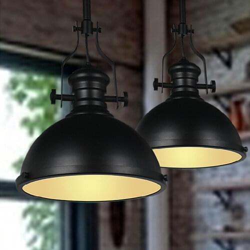Loft Vintage Pendant Lamp E27 Aluminum Iron Retro Northern Europe Industrial Style Edison Pendant Lights single pendant lamp