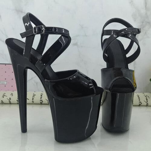 Leecabe 8Inch/20cm Womens Platform party High Heels Shoes Pole Dancing Shoes