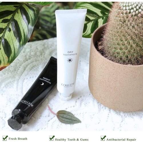 Human-like Collagen Day And Night Toothpaste Teeth Whitening Antibacterial Anti-inflammatory Stain Removal Adult Care Toothpaste