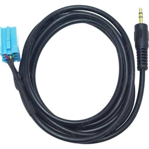 1 PCS Car Aux input Male Cable Adapter 3.5MM Audio Player fits For Mercedes Benz Smart 450