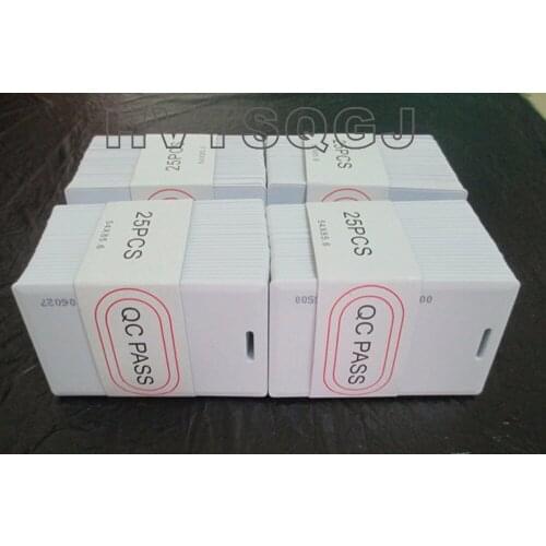 100pcs 125KHz EM Proximity ID Card Clamshell RFID EM4100 and compatible Injek Printing Waterproof no. Access Control Staff Time