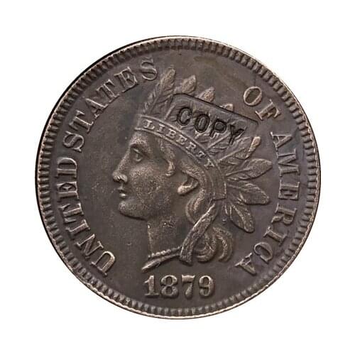 1879 Indian head cents coin copy
