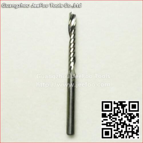 3.175*22 AAA series ,Tungsten One Flute Spiral Engraving Tool End Milling Cutter Cutting Drill Bits