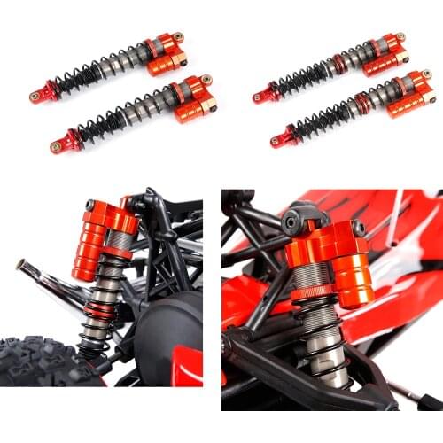 1/5 rc car racing parts,CNC 8mm Front piggyback shock with Cap set fit HPI baja 5B 5T 5SC