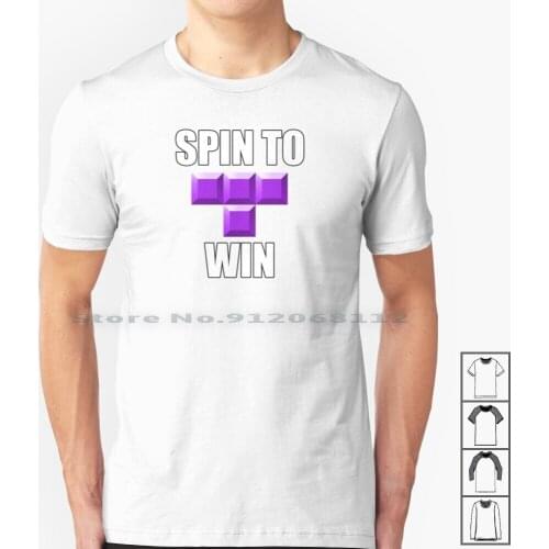 T-Spin Shirt T Shirt 100% Cotton Findyourthing Art Digitalalert Design Gamer Gaming Videogames Snes Tetris Tspin Funny Creative