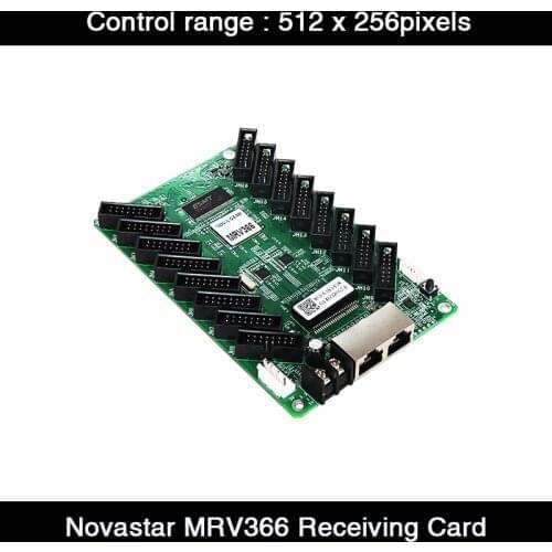 Hot Sales Nova-star MRV366 LED Display Receiving card 16Pin HUB75 Interface 512x256 Pixels Controller