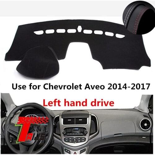TAIJS Factory Classic Leather Car Dashboard Cover For Chevrolet Aveo 2014 2015 2016 2017 Left hand drive