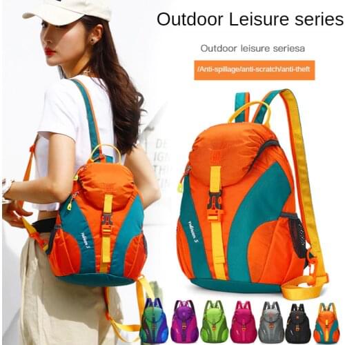 Lightweight Portable Foldable Backpack Waterproof Backpack Folding Bag Ultralight Outdoor Pack for Women Men Travel Hiking