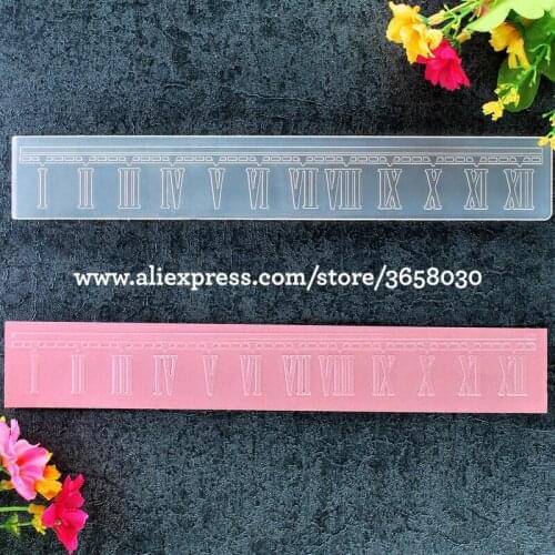 Ruler Plastic Embossing Folder For Scrapbook DIY Album Card Tool Plastic Template 21.8x3.3cm 8101448