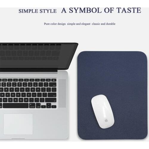 Deskpad Cute Desk Mats Mouse Pad Mini Waterproof PU Leather Laptop Mouse Mat Keyboard Desktop Protector Office Supplies 20x30cm