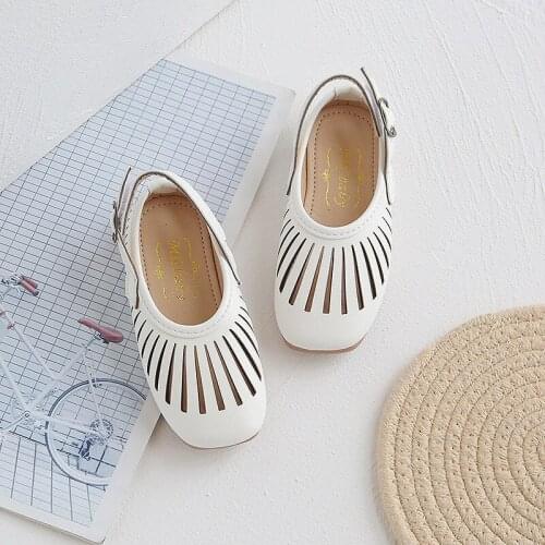 3-8 years Spring kids shoes boys shoes toddler girl dress shoes PU leather casual children kids party outfit hollow korean shoes