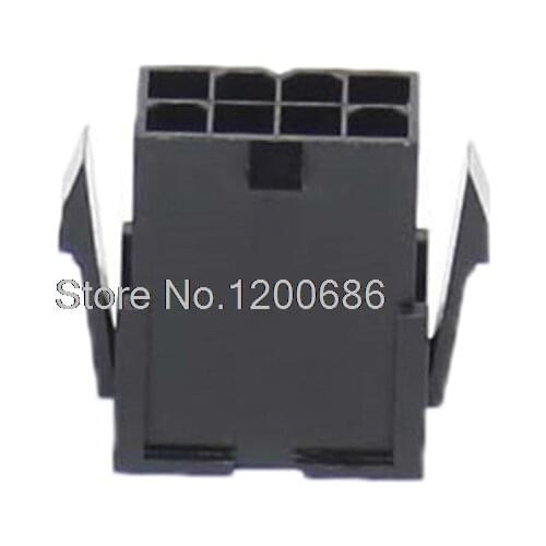 2 * 4p ATX EPS Molex 4.2mm 5559 8pin 8P Female Power Connectors Housing plastic shell