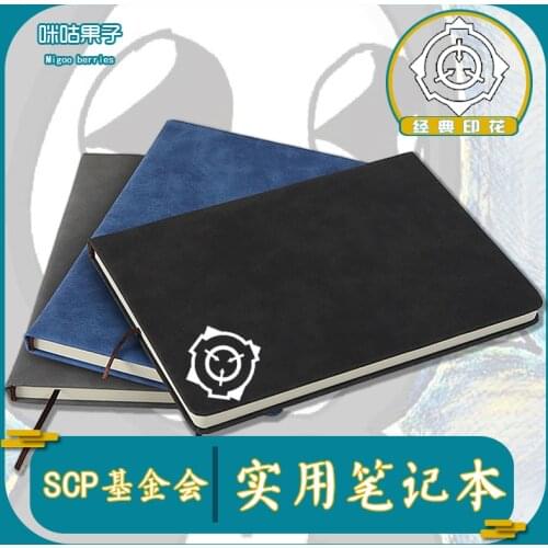 SCP Secure Contain Protect Special Containment Procedures Foundation Student Notebook Stationery Note Book Cosplay Prop Noteboks