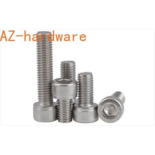 M14M16M20 304 stainless steel hexscrew/DIN912 cup head hex screw/bolt 2Pcs