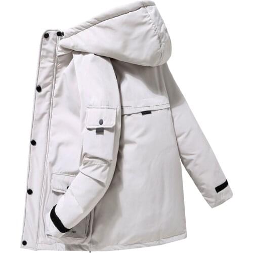 Winter Jacket Men Warm Cotton Padded Parkas Solid Hooded Thicken Outwear Casual Male Coats Plus Large Size 5XL Clothes for Men