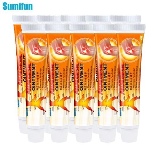 Sumifun 10pcs Rheumatism Arthritis Analgesic Cream Pain Relieving Plaster Orthopedic Joint Pain Killer Back Body Massage D3640