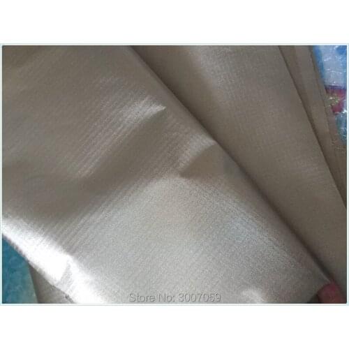 108cm X 100 cm Radiation Protection Nickel Copper electroconductive bag interlining Fabric Electromagnetic Shielding Fabric