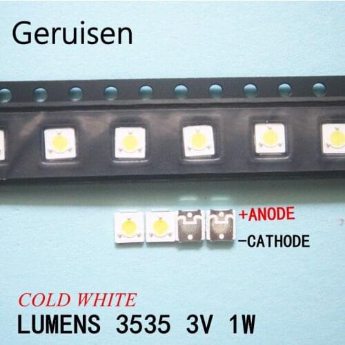 3000PCS LUMENS LED Backlight 1W 3V 3535 3537 Cool white LCD Backlight for TV TV Application A127CECEBUP8 Style-3 FOR