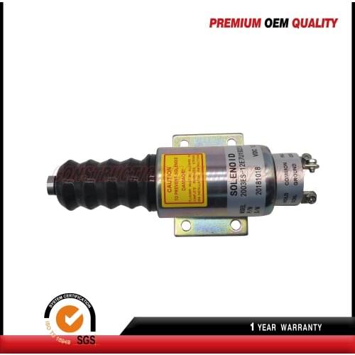 Free shipping, Fuel Shutdown Diesel Shutoff Stop Solenoid Valve 2003ES-12E7U1B2S1A
