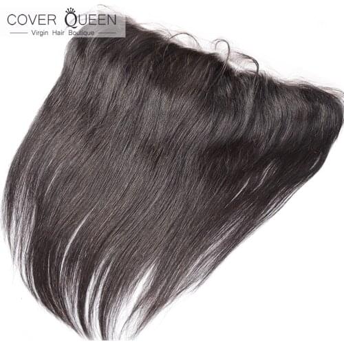 Brazilian Straight Frontal 13x4 Lace Frontal 100% Remy Human Hair Lace Closure Ear To Ear Lace Frontal Closure With Baby Hair