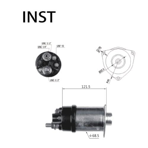 ELECTROMAGNETIC SWTICH SOLENOID FOR 12V 4.5KW 1115610 D905A E7HZ-11390-A SW2114 453 1993767 1993854 1993854